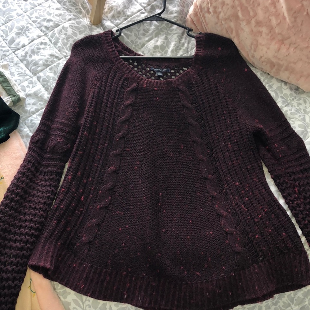Maroon American Eagle Sweater
